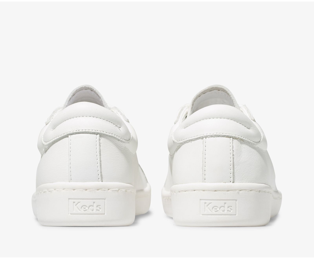 Keds Sneakers White - Ace Leather - Womens SJDHRZ-217